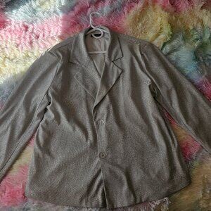 Silver glitter blazer size large